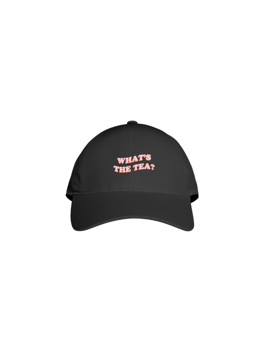 WHAT'S THE TEA BLACK CAP
