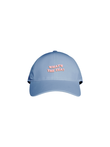 WHAT'S THE TEA BABY BLUE CAP