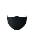 BLACK MICROFIBER FACE MASK