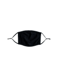 BLACK COTTON FACE MASK