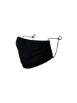 BLACK COTTON FACE MASK