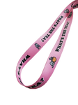 WHAT'S THE TEA PINK LANYARD