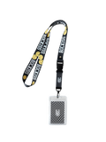 SMILEY BLACK LANYARD