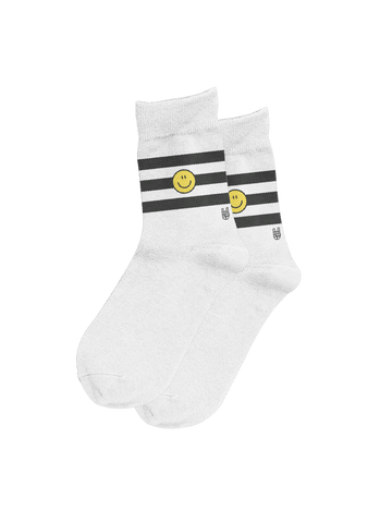 WHITE STRIPED SOCKS