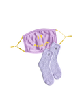 PURPLE SMILEY STAY IN COMBO [MASK + SOCKS]