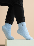 PASTEL BLUE FLUFFY SOCKS