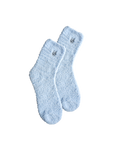 PASTEL BLUE FLUFFY SOCKS
