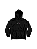 OVERSIZED BLACK SOCIALLY DISTANT HOODIE