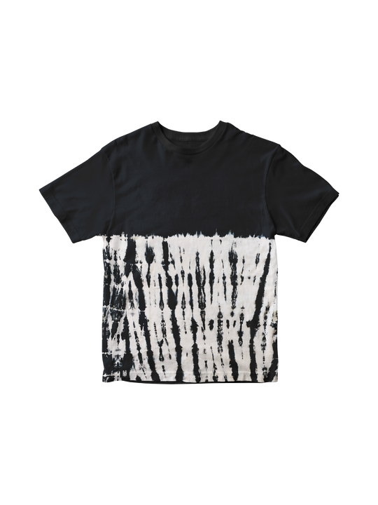 MIDNIGHT STRIPES TIE DYE T-SHIRT